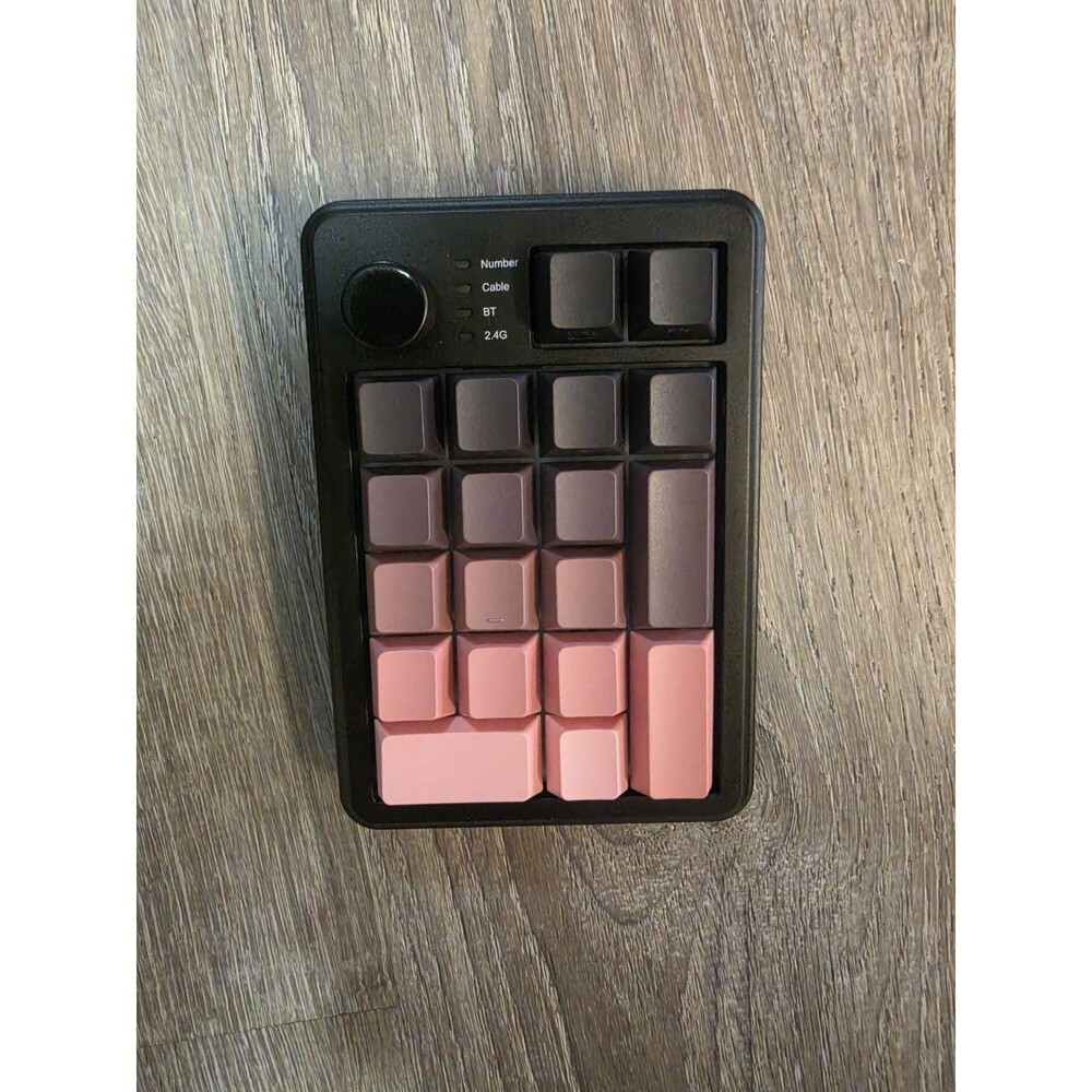 EWEADN NK20 Wireless Retro Mechanical Numpad with Knob, Bluetooth/2.4GHz/USB